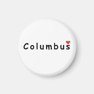 I love Columbus Magnet