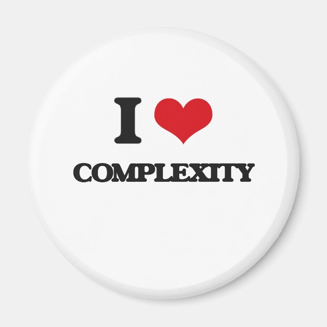 I love Complexity Magnet (Front)