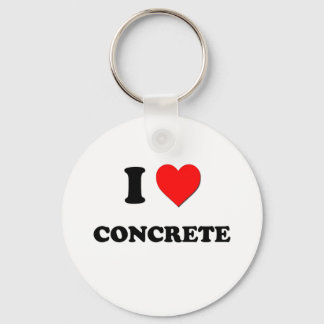I love Concrete Keychain