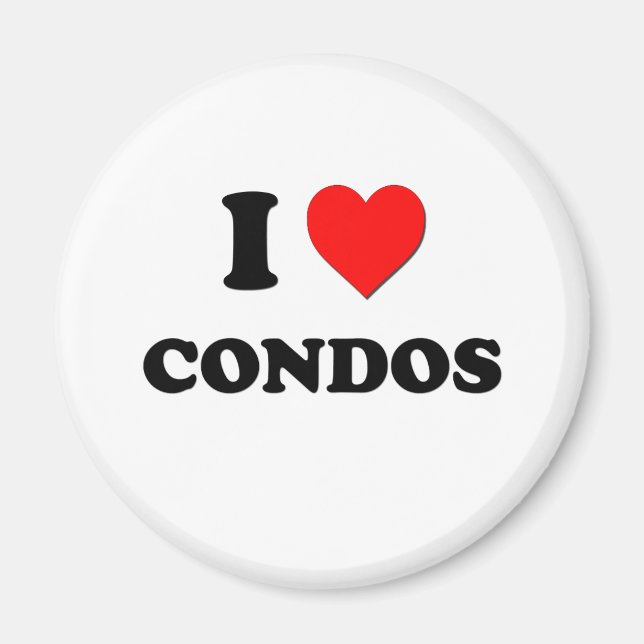 I love Condos Magnet (Front)