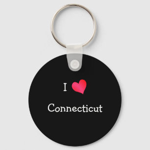 I Love Connecticut Keychain