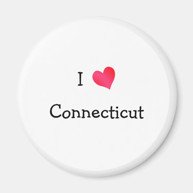 I Love Connecticut Magnet (Front)