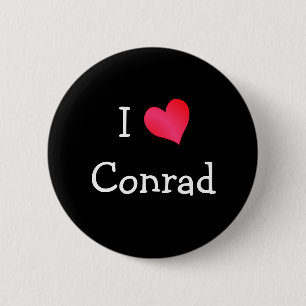 I Love Conrad 2 Inch Round Button