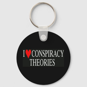 I Love Conspiracy Theories Keychain