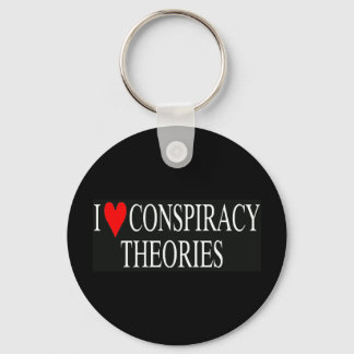 I Love Conspiracy Theories Keychain