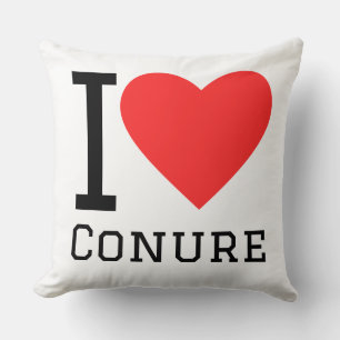 I love conure throw pillow
