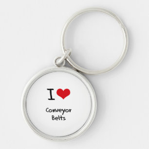 I love Conveyor Belts Keychain