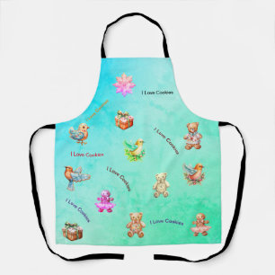 I Love cookies Apron