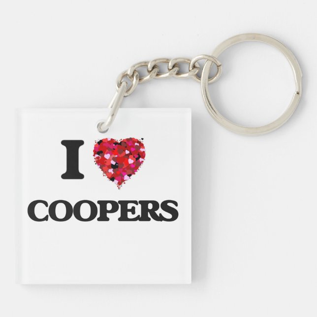 I love Coopers Keychain (Back)