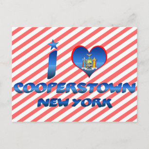 I love Cooperstown, New York Postcard