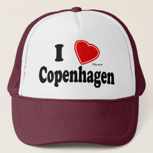 I Love Copenhagen Trucker Hat