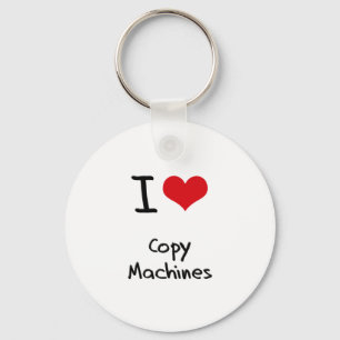 I love Copy Machines Keychain