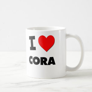 I Love Cora Coffee Mug