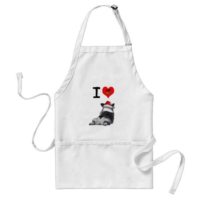 I love Corgi butt Standard Apron (Front)
