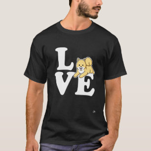 I Love Corgi Cute Dog Fluffy Butt T-Shirt