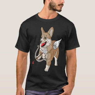 I Love Corgis Cupid Corgi Dog Heart Valentines Da T-Shirt