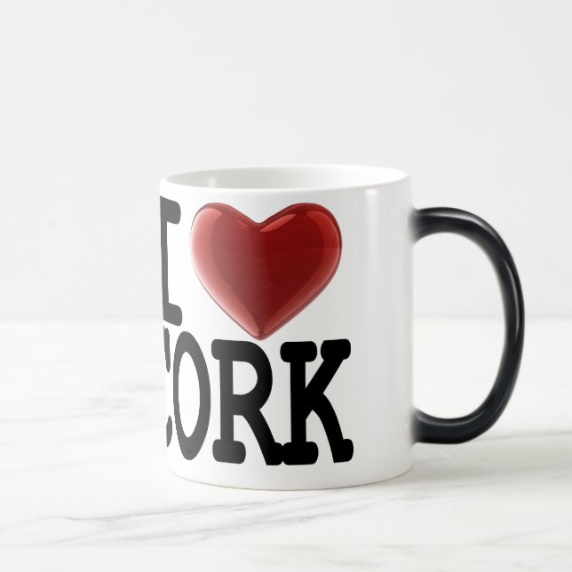I Love CORK Magic Mug (Right)