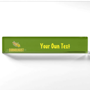 I Love Corn Nameplate