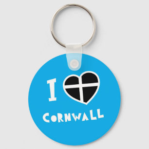 I love Cornwall Keychain
