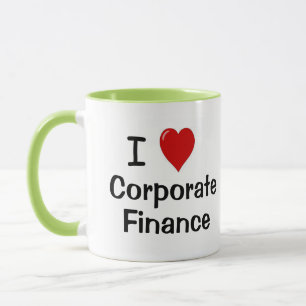 I Love Corporate Finance Manager Partner Fun Quote Mug