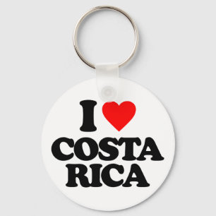 I LOVE COSTA RICA KEYCHAIN