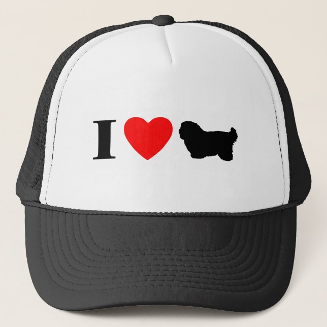 I Love Cotons de Tulear Hat (Front)