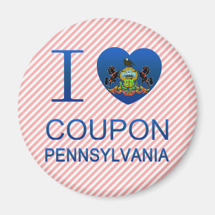 I Love Coupon, PA Magnet