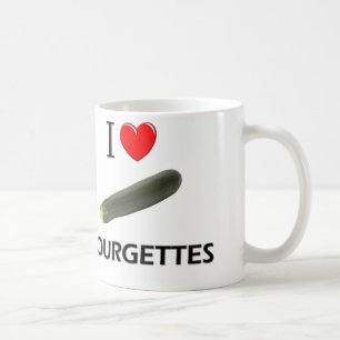 I Love Courgettes Coffee Mug