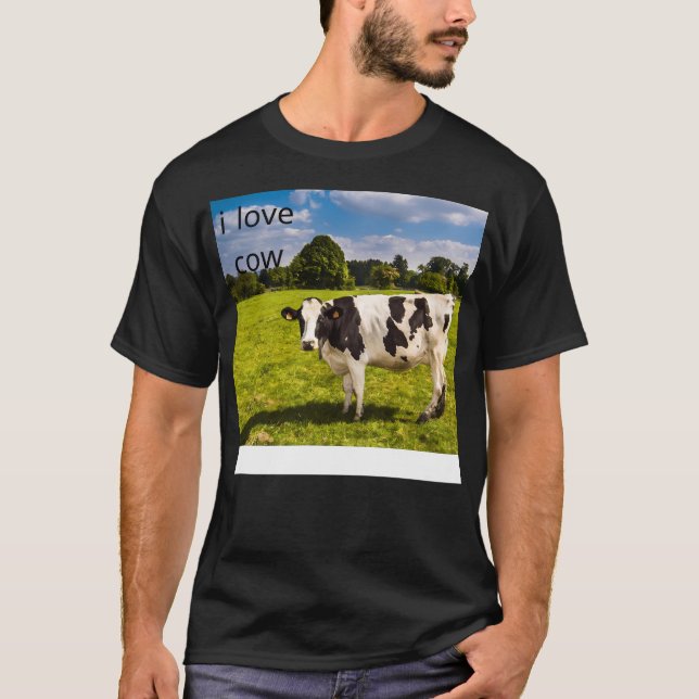 I Love Cow T-Shirt (Front)