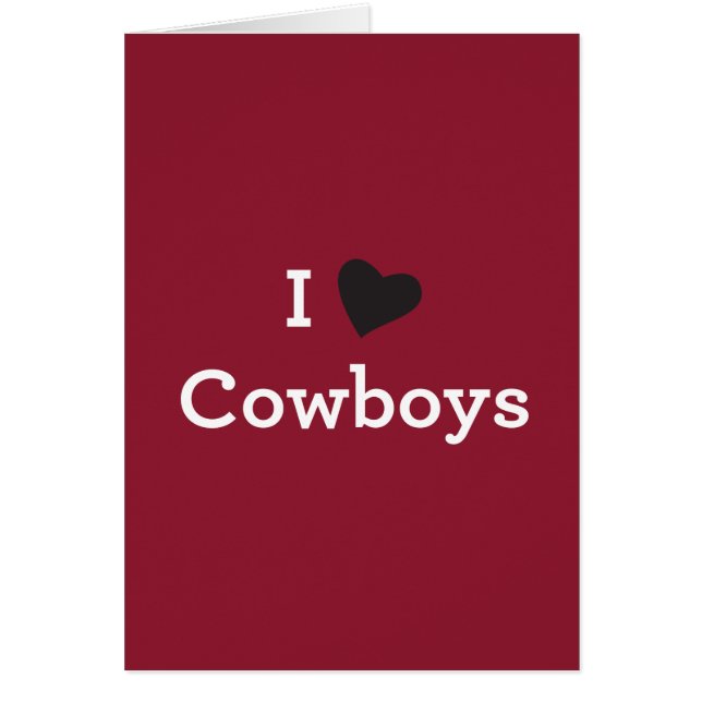 I Love Cowboys (Front)