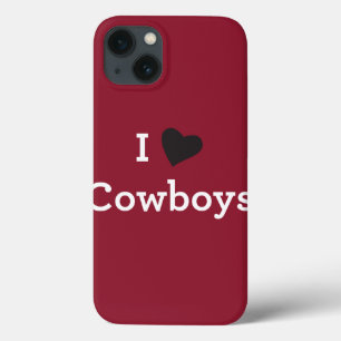 I Love Cowboys iPhone 13 Case