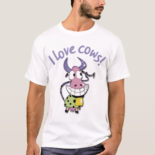 I love Cows! T-Shirt (Front)