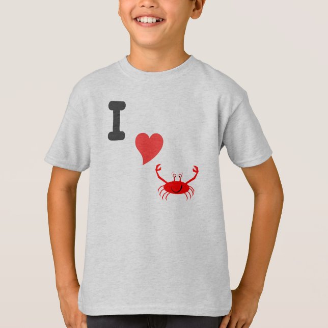 I love crab T-Shirt (Front)