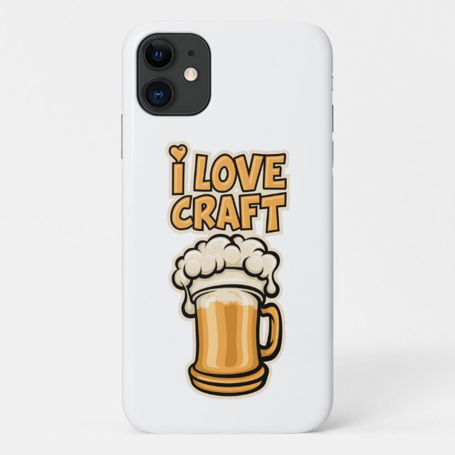 I Love Craft Beer Case-Mate iPhone Case (Back)