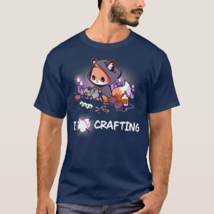 I Love Crafting Because Murder is Wrong Halloween T-Shirt