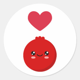 I love Cranberries Classic Round Sticker