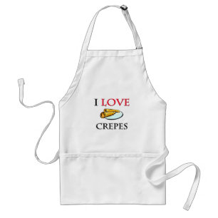 I Love Crepes Standard Apron