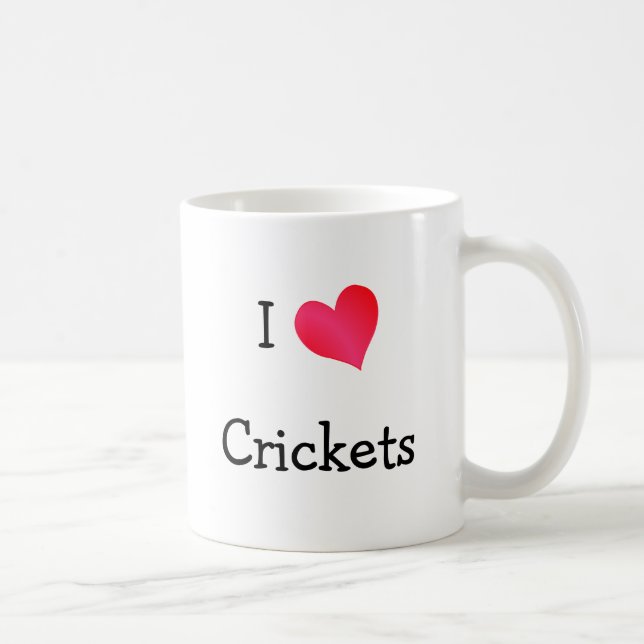 I Love Crickets Coffee Mug (Right)