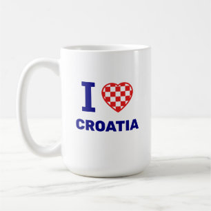 I love croatia coffee mug