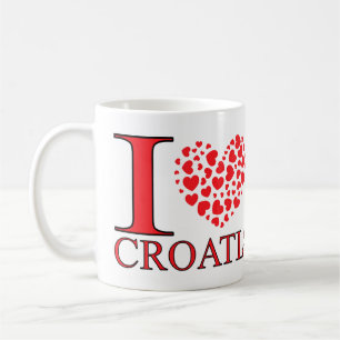 I Love Croatia Coffee Mug