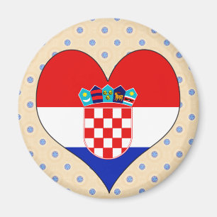 I Love Croatia Magnet