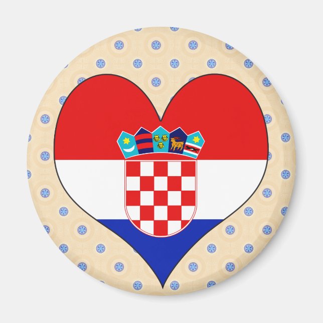 I Love Croatia Magnet (Front)