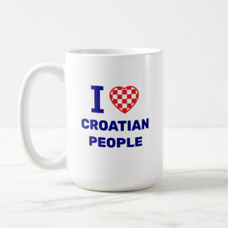 I Love Croatian People Coffee Mug