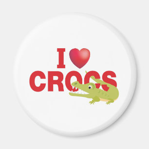 i love crocs magnet