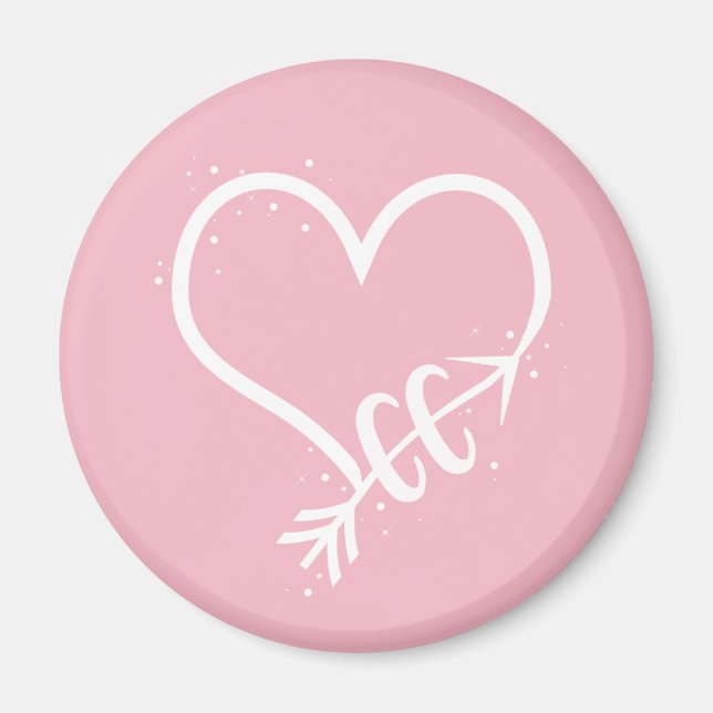 I Love Cross Country Running Magnet Cadeau (Devant)