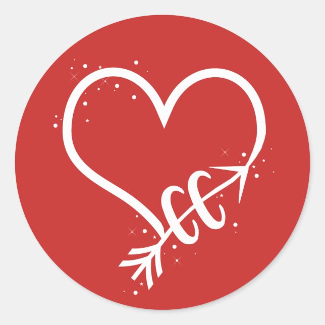 I Love Cross Country Running Stickers Gift (Front)