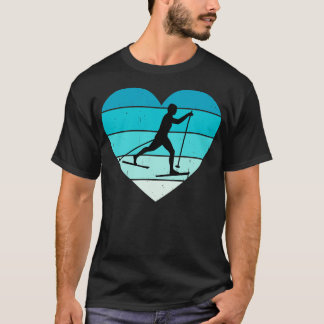 I Love Crosscountry Skiing Winter Sports Coach T-Shirt