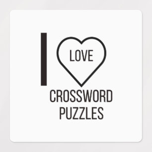 I LOVE CROSSWORD PUZZLES