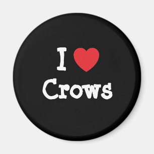 I love Crows heart custom personalized Magnet