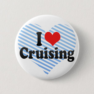 I Love Cruising 2 Inch Round Button